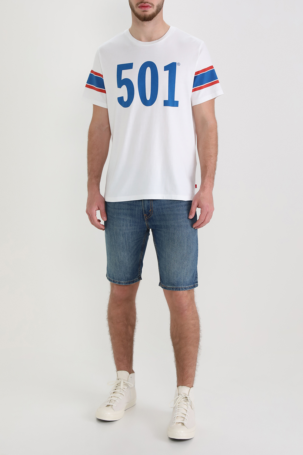 מכנסי ג'ינס 405 קצרים ישרים